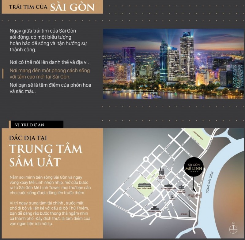 Cho thuê căn hộ chung cư Saigon Mê Linh Tower
