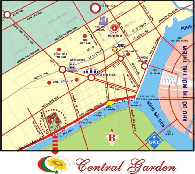 Cho thuê căn hộ chung cư Central Garden