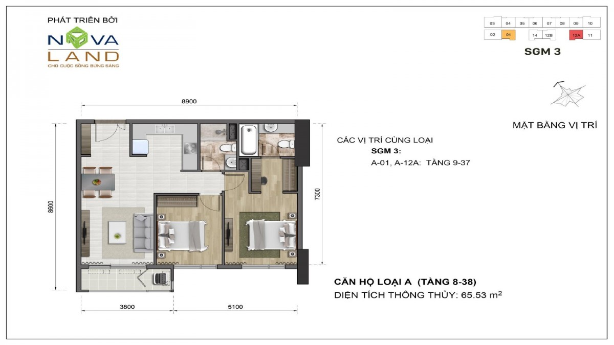 Cho thuê căn hộ chung cư Saigon Manhattan