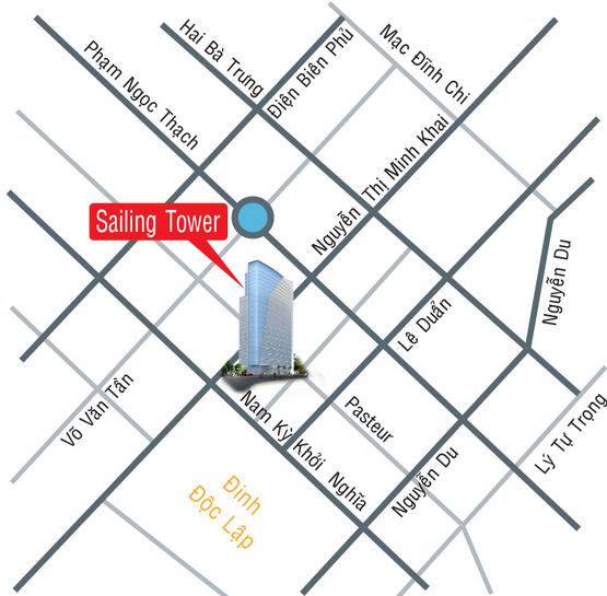 Cho thuê căn hộ chung cư Sailing Tower