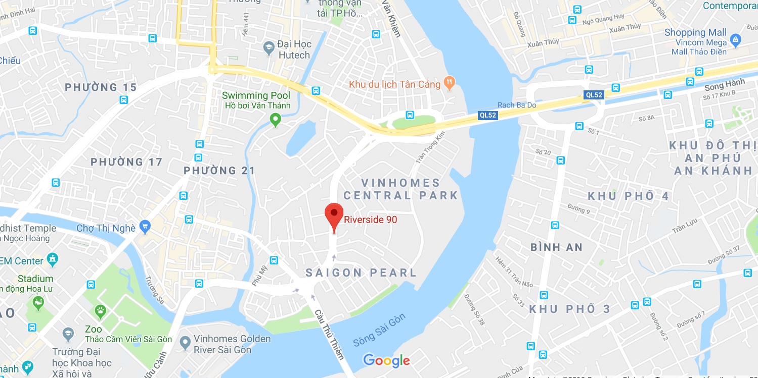 Cho thuê căn hộ chung cư Riverside 90 Nguyễn Hữu Cảnh
