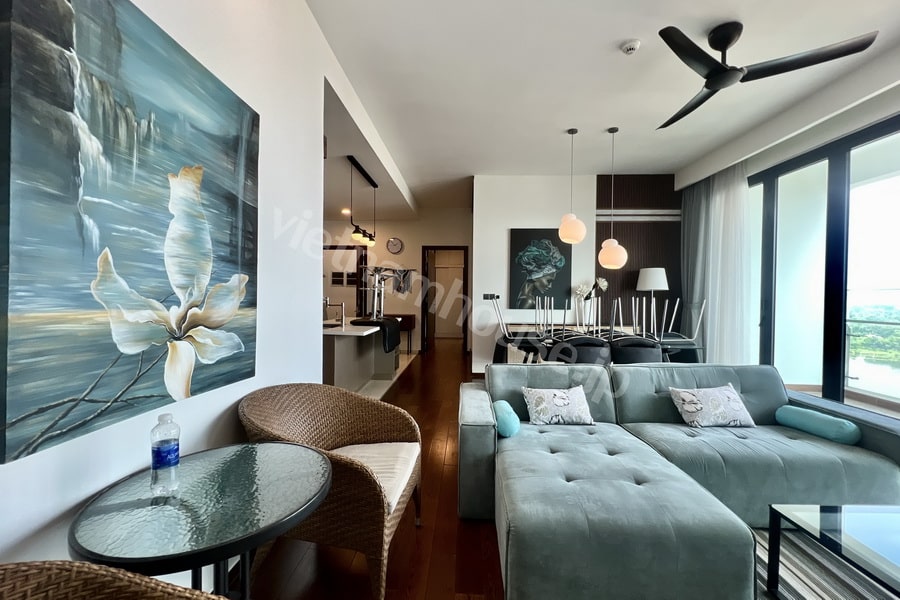 ho thuê căn hộ 3 phòng ngủ D’Edge Thảo Điền – Nội thất cao cấp, tầng trung