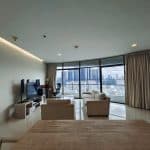 Cho thuê căn hộ City Garden 2 phòng ngủ – Block A, tầng cao, full nội thất