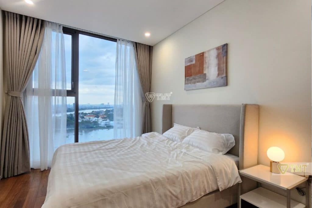 Cho thuê 2 phòng ngủ Thảo Điền Green – nội thất đẹp, tầng trung