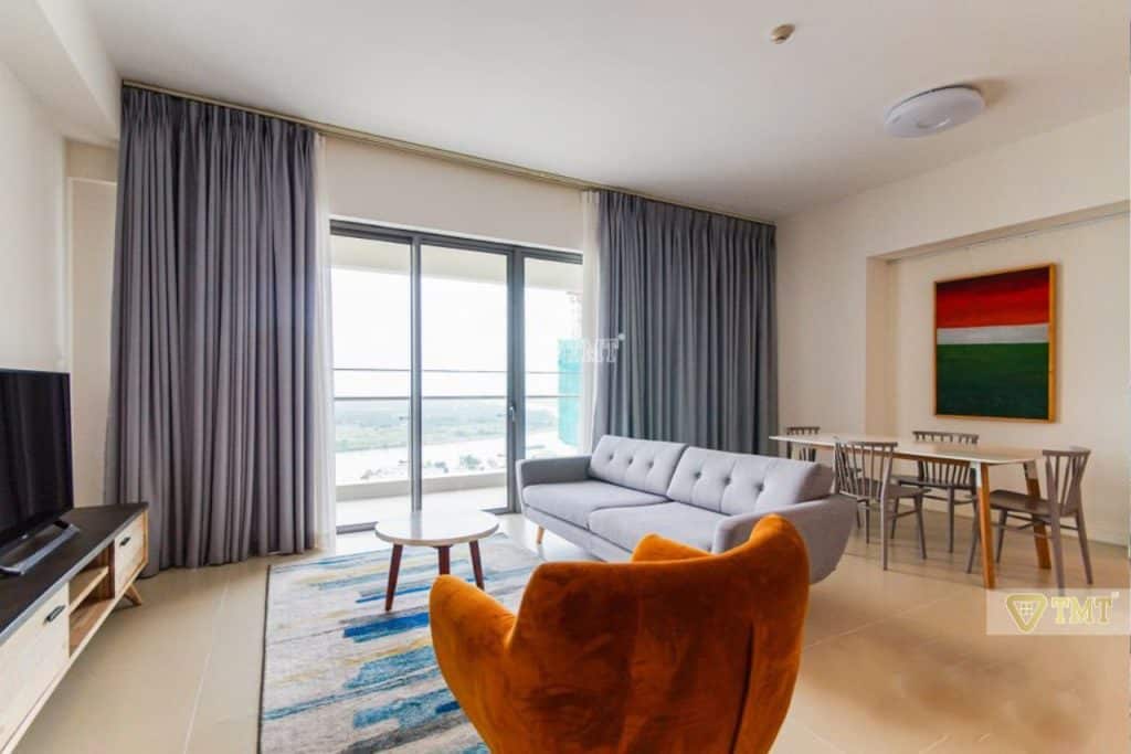 Cho thuê căn hộ  tòa Aspen Gateway – 3 phòng ngủ view sông, tầng cao