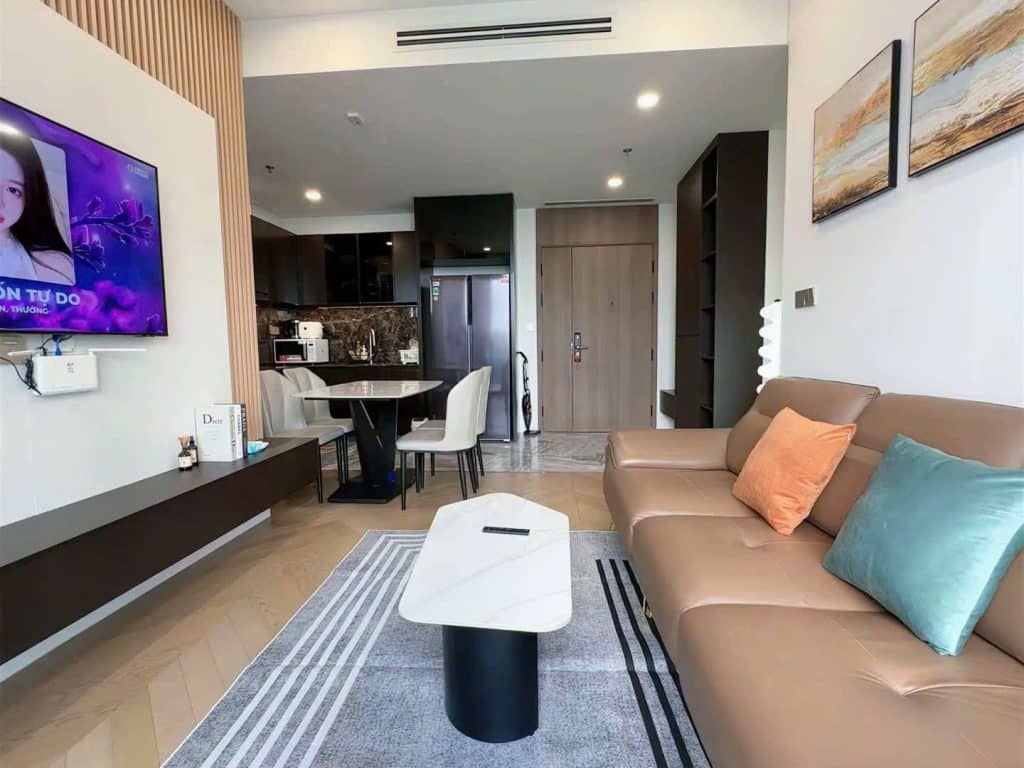 Cho thuê căn hộ 2 phòng ngủ Lumiere Riverside – Tầng trung, view sông