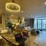 Cho thuê căn hộ Vinhomes Central Park 3 phòng ngủ – Tầng cao nội thất đẹp