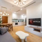 Cho thuê căn hộ 2 phòng ngủ Landmark Vinhomes – Nhà Đẹp, Tầng trung