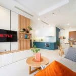 Cho thuê căn hộ 2 phòng ngủ Landmark Vinhomes Central Park – Full nội thất, View Thoáng