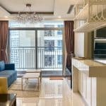 Cho thuê căn hộ 3 phòng ngủ Landmark 4 Vinhomes – View Landmark 81, Nội thất đầy đủ
