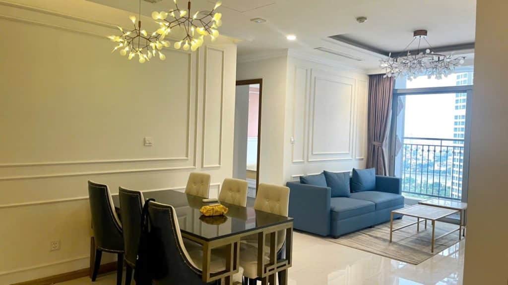 Cho thuê căn hộ 3 phòng ngủ Landmark 4 Vinhomes – View Landmark 81, Nội thất đầy đủ
