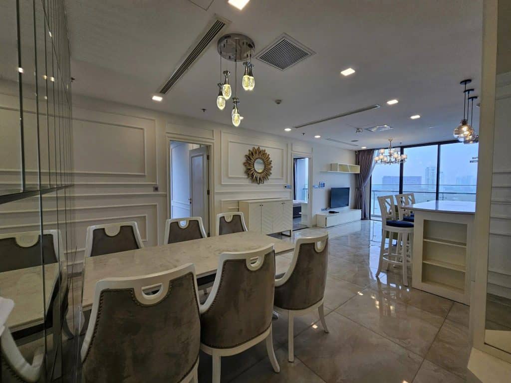 Vinhomes Golden River cho thuê căn 3 phòng ngủ – Full Nội thất, View Sông Bitexco