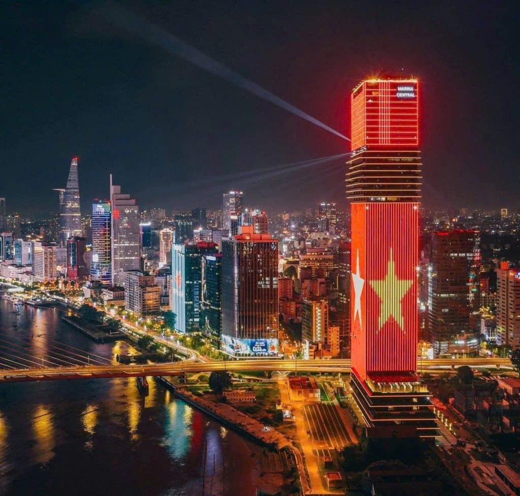 Cho thuê căn 3 phòng ngủ Vinhomes Ba Son – View Sông, Full nội thất