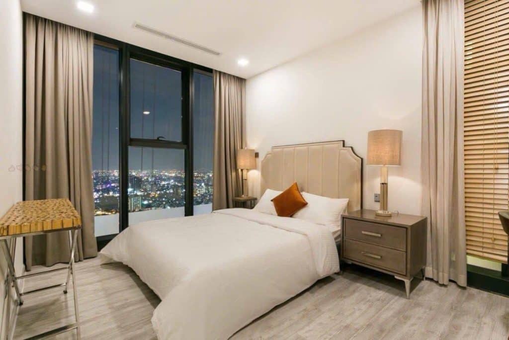 Cho thuê căn 3 phòng ngủ Vinhomes Ba Son – View Sông, Full nội thất