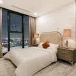 Cho thuê căn 3 phòng ngủ Vinhomes Ba Son – View Sông, Full nội thất