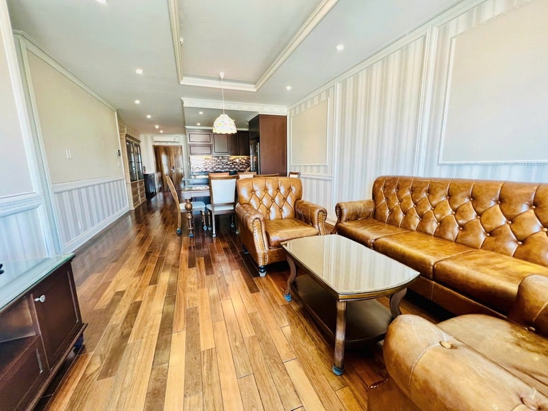 Cho thuê căn hộ 3 phòng ngủ Leman Luxury, View Thoáng, Tầng cao